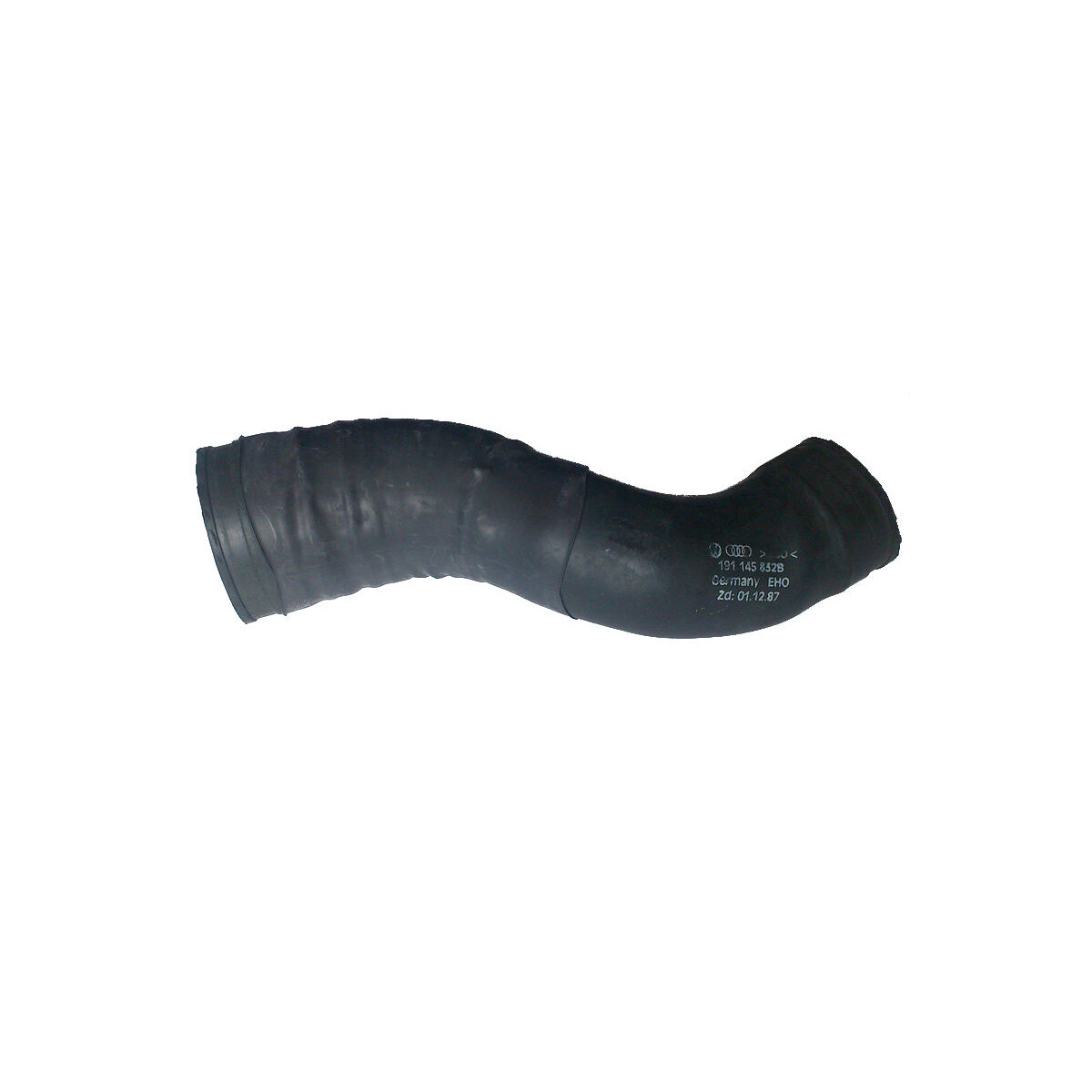 G60 boost pressure hose, blue or black (betw. G60-outlet & intercooler / OEM 191145832B)