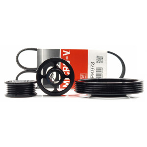 V-Belt convertion kit 5PK for Polo G40 with 65mm pulley...
