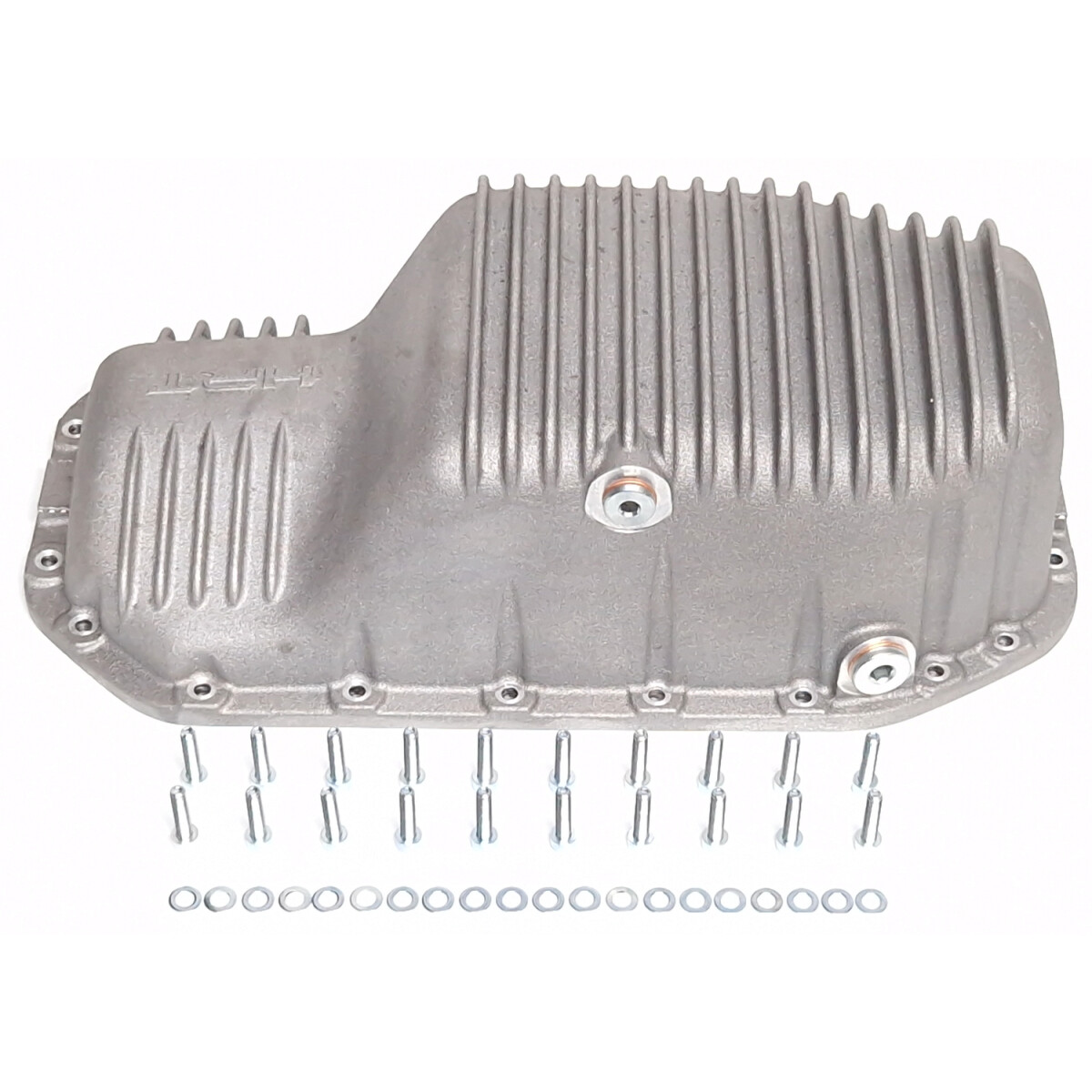 Aluminum oil pan with oil scots and cooling fins (all VW Polo 86(c) + G40)