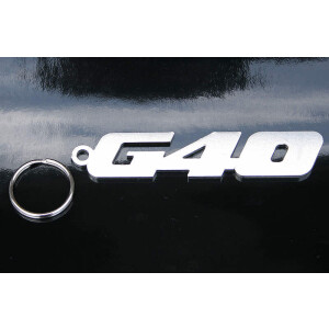Schlüsselanhänger G40, hochwertige Edelstahl-Ausführung