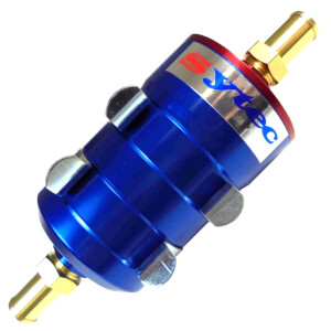Motorsport Fuel filter (ports: 12mm-12mm) | for many cars
