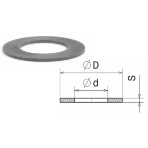 Washer for valve springs [s=1,00mm, d x D=16,5 x 32mm]...
