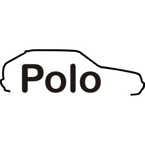 VW Polo 2F - Polo Aufkleber (in verschiedenen Farben...