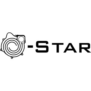 G-Lader - Star sticker (available in different colors) Black