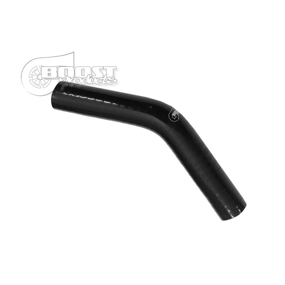BOOST products Silicone elbow 45°, 8mm, black
