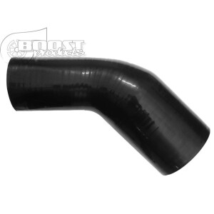 BOOST products Silicone Transition elbow 45°, 16 - 13mm, black