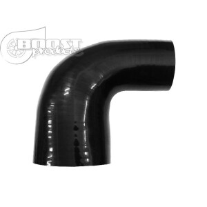 BOOST products Silicone Transition elbow 90°, 16 - 13mm, black
