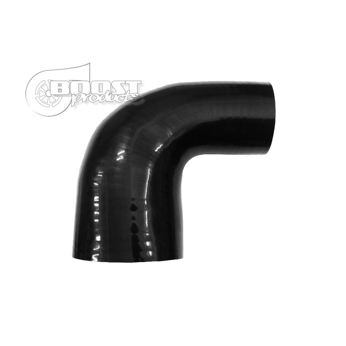 BOOST products Silicone Transition elbow 90°, 35 - 30mm, black