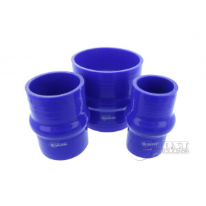 BOOST products Silicone Connector with single Hump, 80mm, blue