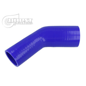 BOOST products Silicone Transition elbow 45°, 19 - 13mm, blue