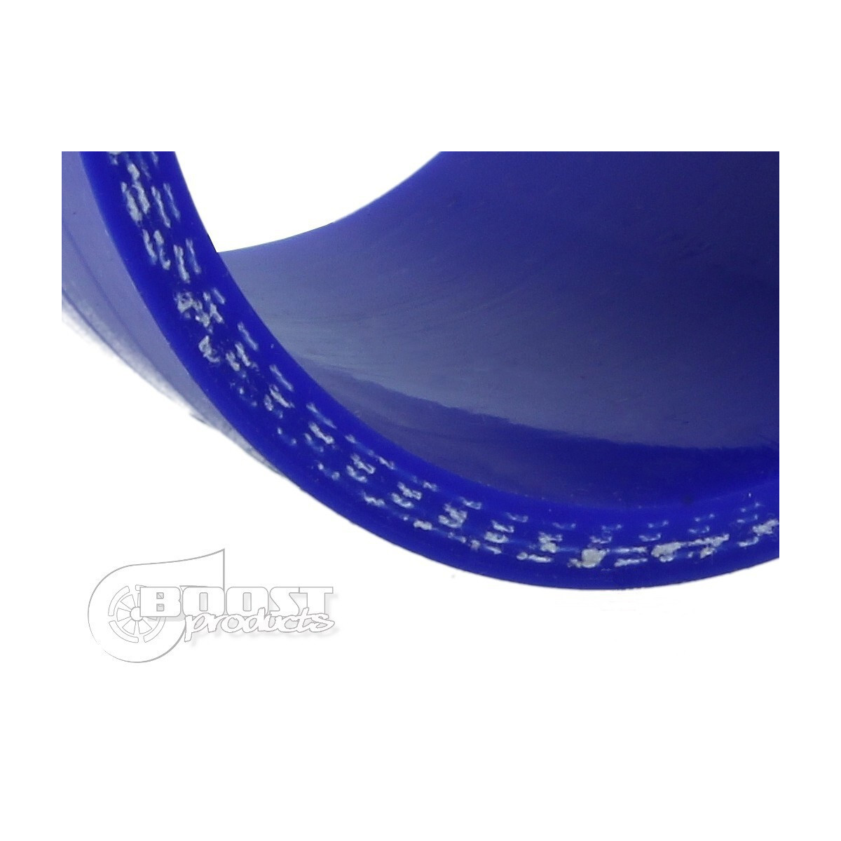 BOOST products Silicone Transition elbow 90°, 76 - 60mm, blue