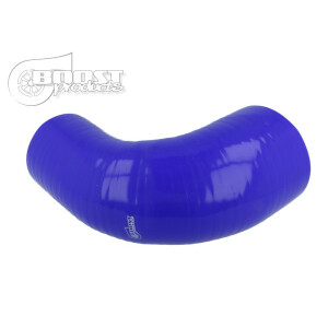 BOOST products Silicone Transition elbow 90°, 89 - 76mm, blue
