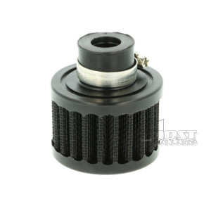 BOOST Products air filter small with 19mm connection, black