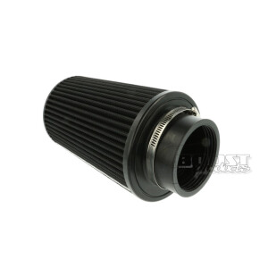 BOOST Products Universal air filter 200mm / 76mm connection, black