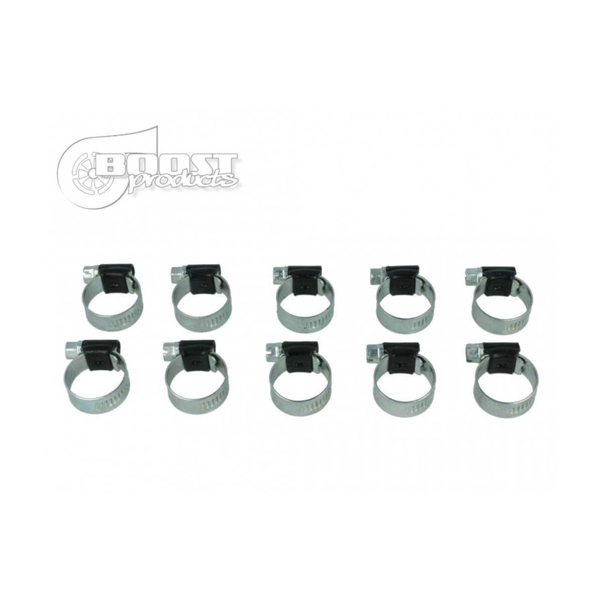 10 pack BOOST products HD Clamps, black, 8-14mm