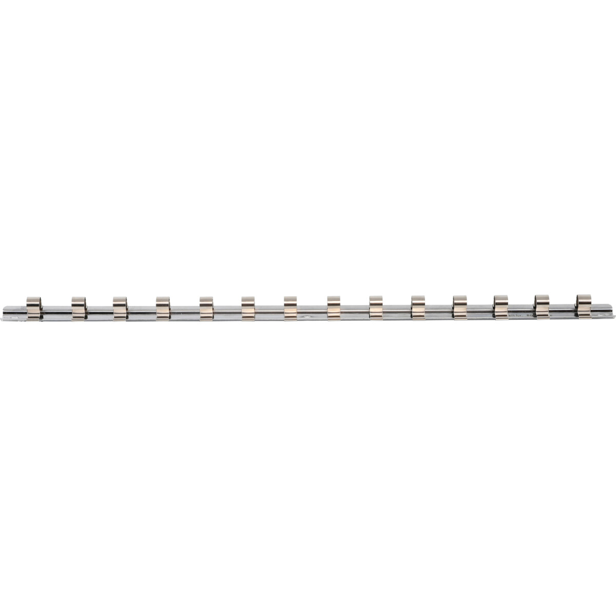 BGS Socket Rail with 15 Clips | 10 mm (3/8") (BGS 2330)