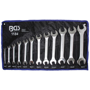 BGS Double Open End Spanner Set | 6x7 - 30x32 mm | 12...