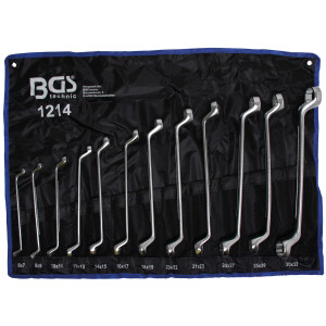 BGS Double Ring Spanner Set | offset | 6 x 7 - 30 x 32 mm...