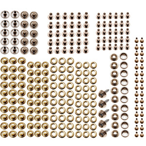 BGS Eyelet and Snap Fastener Assortment | 275 pcs. (BGS 572)
