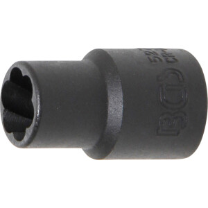 BGS Spezial-Steckschlüssel-Einsatz / Schraubenausdreher | 10 mm (3/8) | SW 10 mm (BGS 5270)