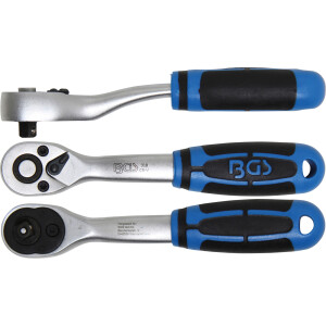 BGS Reversible Ratchet | Fine Tooth | 6.3 mm (1/4")...