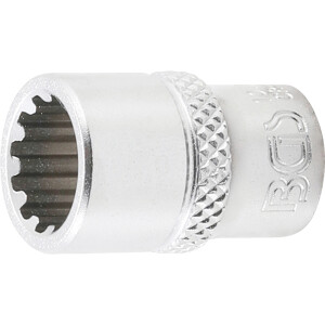 BGS Steckschlüssel-Einsatz Gear Lock | 6,3 mm (1/4) | SW 10 mm (BGS 10110)