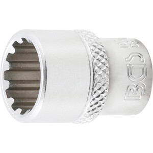 BGS Steckschlüssel-Einsatz Gear Lock | 6,3 mm (1/4) | SW 12 mm (BGS 10112)