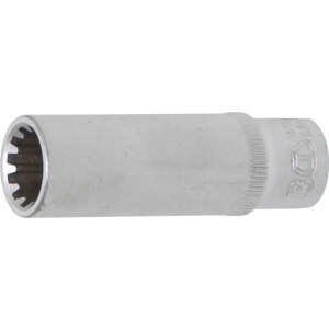 BGS Steckschlüssel-Einsatz Gear Lock, tief | 6,3 mm...