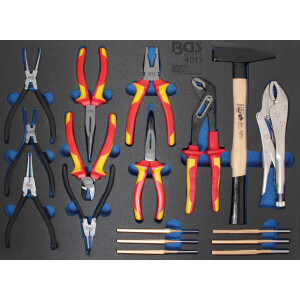 BGS Tool Tray 3/3: Pliers, Parallel Pin Punch Set,...