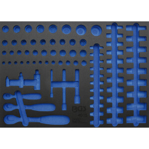 BGS Tool Tray 3/3: Socket Set | 80 pcs. (BGS 4015)