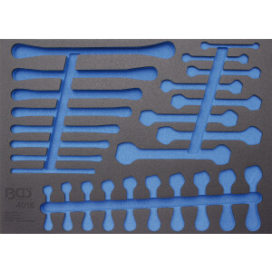 BGS Tool Tray 3/3: Spanners / Ratchet Wrenches | 26 pcs....