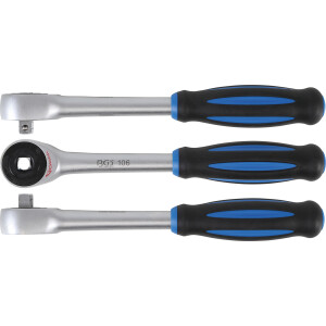 BGS Reversible Ratchet with Spinner Handle | 10 mm...