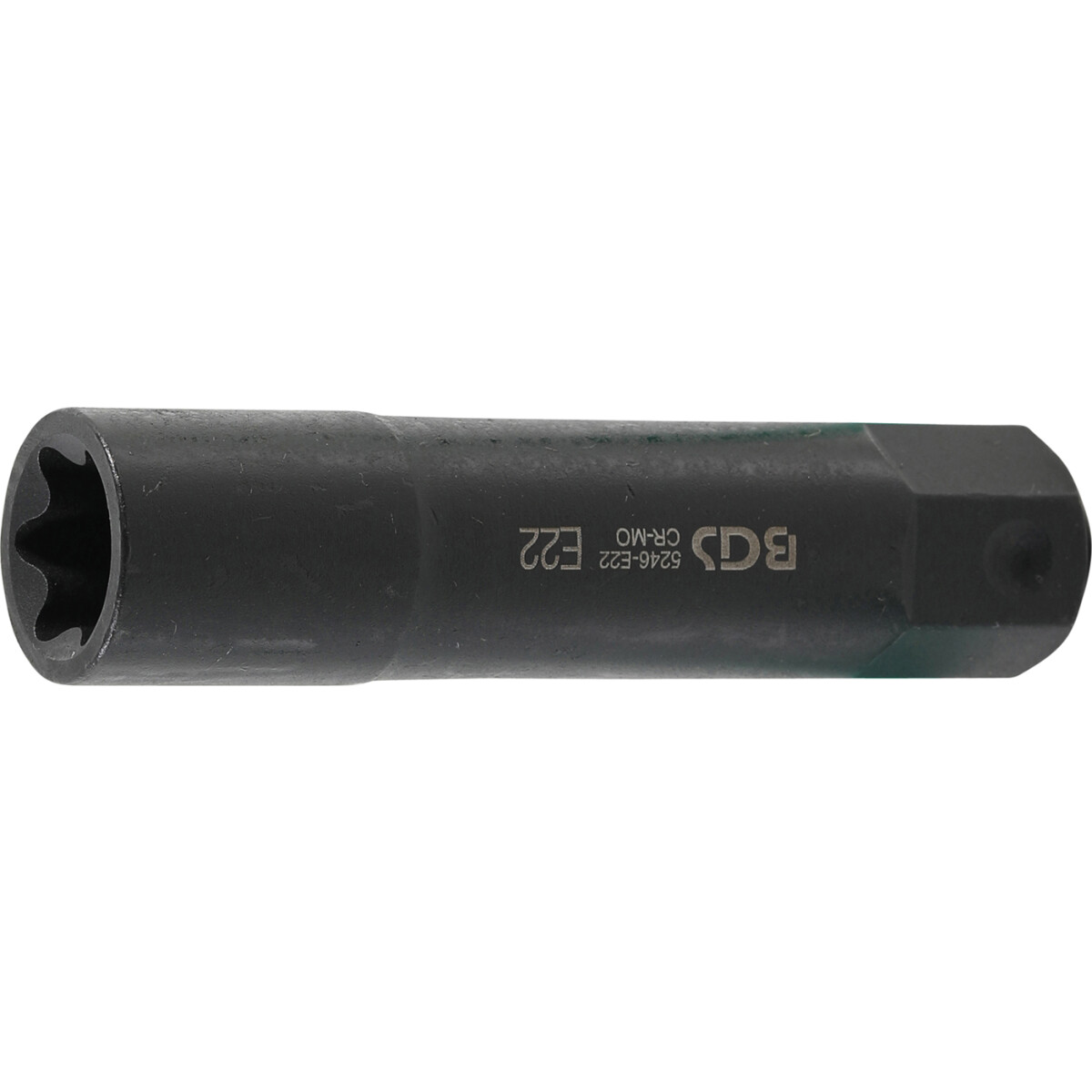 BGS Socket, E-Type, extra long | 22 mm Drive | E22 (BGS 5246-E22)