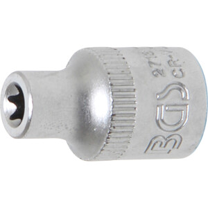 BGS Steckschlüssel-Einsatz E-Profil | 10 mm (3/8) | SW E7 (BGS 2713)