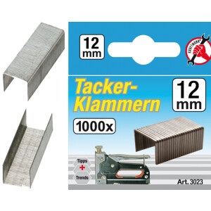 KRAFTMANN Klammern | Typ 53 | 12 x 11,4 mm | 1000...