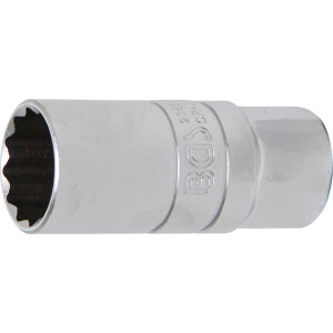 BGS Spark Plug Socket with Rubber mount, 12-point | 12.5 mm (1/2) Drive | 21 mm (BGS 2386)
