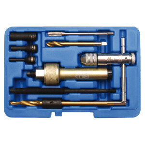 BGS Glow Plug Removal Tool Kit | M9 | 9 pcs. (BGS 8657)