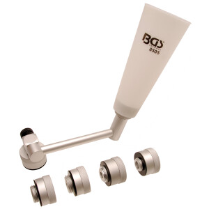 BGS Oil Funnel Adapter Set | Aluminum Type (BGS 8505)