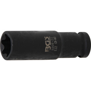 BGS Impact Socket E-Type, deep | 12.5 mm (1/2")...