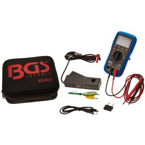 BGS Digital Car Multimeter with USB Interface (BGS 63401)