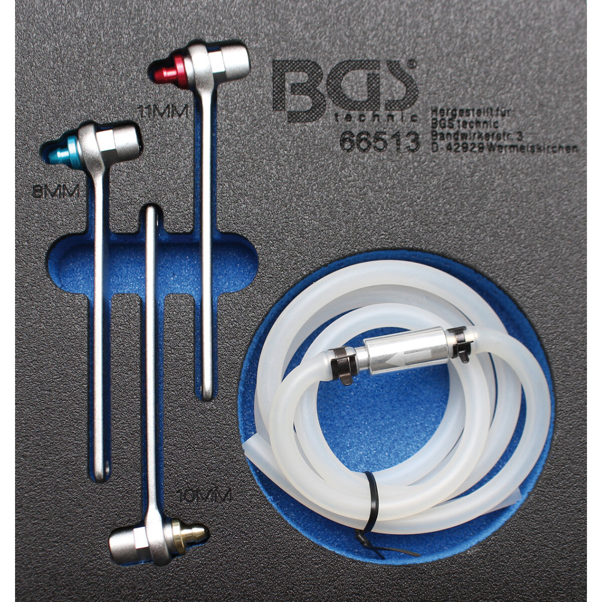 BGS Brake Bleeder Wrench Set | 8 - 10 - 11 mm | 4 pcs. (BGS 66513)