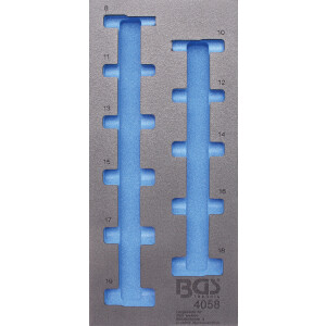 BGS Tool Tray 1/3: Sockets, Hexagon | deep | 11 pcs. (BGS...