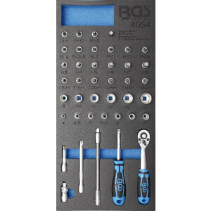 BGS Tool Tray 1/3: Socket Set | 41 pcs. (BGS 4054)