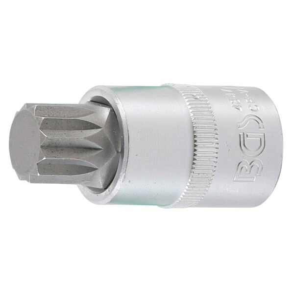 BGS Bit Socket | 12.5 mm (1/2") Drive | Spline (for XZN) M18 (BGS 4347)