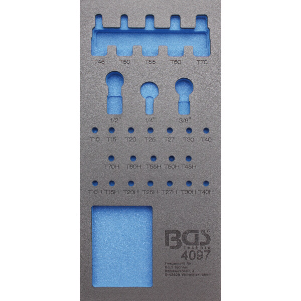 BGS Tool Tray 1/3, empty | for Item 4097 (BGS 4097-1)