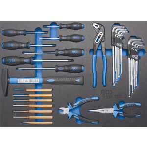 BGS Tool Tray 3/3: Hammer, Pliers, Screwdriver Set | 36...