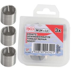 BGS Thread Repair Kit | M24 x 2.0 | 7 pcs. (BGS 9438)
