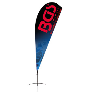 BGS BGS® Beachflag | Design 2 | 272 x 90 cm (BGS FLAG2)