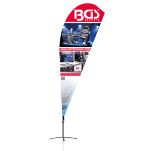 BGS BGS® Beachflag | Design 3 | 272 x 90 cm (BGS FLAG3)