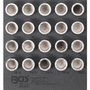BGS Rim Lock Socket Set for Volvo | 20 pcs. (BGS 9652)